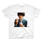可愛い男の子イラスト販売所　By,keicyanの男の子　中学1年生　かき氷 Regular Fit T-Shirt