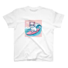 うめ組屋さんのサーフねこ スタンダードTシャツ