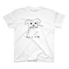 みん天グッズの英会話Tシャツ　犬とあざらし編 スタンダードTシャツ