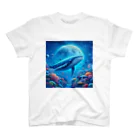 ultraha-のクジラと月 スタンダードTシャツ