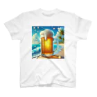 Snow-peaceのビーチとビールの楽園 スタンダードTシャツ