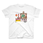 Free love,Freedom のカエルくんの"一所懸命"屋台 Regular Fit T-Shirt