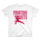 KOHAKUMARUの戦う少女～FIGHTING SPIRITS(赤)～ スタンダードTシャツ