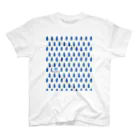 BRUE ROSE.のsimple blue スタンダードTシャツ