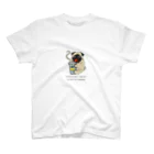 cocopapa-mamのcocopapa　可愛いパグのドッグTシャツ Regular Fit T-Shirt