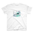 HOMEHOSTELGalleryのフジミヤ× HOME HOSTEL OSAKA 新世界 スタンダードTシャツ