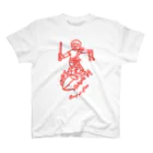 Bo tree teeのSurf(red) Regular Fit T-Shirt