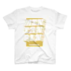 だてまき麻雀商店のMENTANPIN２（GOLD） スタンダードTシャツ