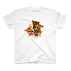 tomi_moonの【tomi_moon】柴犬のとびだす！4姉妹 カラー Regular Fit T-Shirt