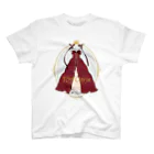 TOA Clarisのワインレッド／ピンタックワンピース スタンダードTシャツ