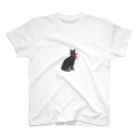 Tea Drop Sのくろねこ Regular Fit T-Shirt