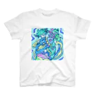 金澤シュウの魚ではない（ややパステル調） Regular Fit T-Shirt