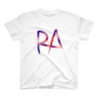 Ruufam.のグラデーション「RA」ロゴ Regular Fit T-Shirt