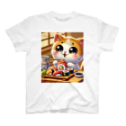 ぺろり庵のキラキラ寿司キャット Regular Fit T-Shirt
