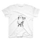 s1o0r0のClassy White Bear スタンダードTシャツ