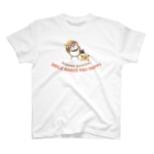 “すずめのおみせ” SUZURI店のHello! すずめだいきち Regular Fit T-Shirt