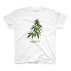 Plantyの大麻草 Green Tシャツ Regular Fit T-Shirt