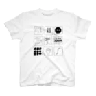 ダブルハピネスのブロックハピネス スタンダードTシャツ