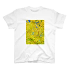 33GaMaのgreen-gold-flower Regular Fit T-Shirt