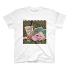 がんばらないちゃんのタピオカに恋girl スタンダードTシャツ