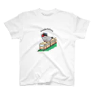 文鳥堂の文鳥鉄道・桜文鳥 スタンダードTシャツ