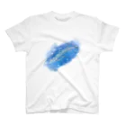 akane_art（茜音工房）のいきものイラスト（シロナガスクジラ） Regular Fit T-Shirt