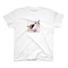 プンプクの三毛猫まのん スタンダードTシャツ