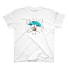 AKIRAMBOWのSpoiled Rabbit Umbrella / あまえんぼうさちゃん かさ Regular Fit T-Shirt