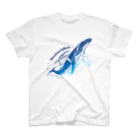 MUSEUM LAB SHOP MITのHumpback Whale＊ザトウクジラTシャツ・カラー 티셔츠