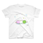 米俵もてるの３色にゃんご スタンダードTシャツ