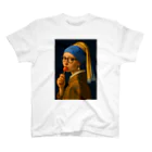 エム・スターのCANDY GIRL with a Pearl – 真珠とキャンディの少女Tシャツ Regular Fit T-Shirt
