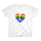 Marin_beachの令和 rainbow Regular Fit T-Shirt