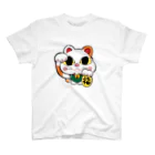 開運キャラ祭りの招き猫　 Regular Fit T-Shirt