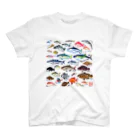 MUSEUM LAB SHOP MITの魚図鑑 Regular Fit T-Shirt