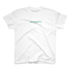 unknown student clubの歪みロゴ(グリーン) Regular Fit T-Shirt