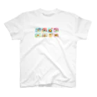 popopom777のi love sleeping (オレンジロゴ＆お風呂ねむくん) スタンダードTシャツ