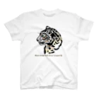 MUSEUM LAB SHOP MITのSnow leopard＊ユキヒョウ　 Regular Fit T-Shirt