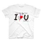 SUGIYAMA_terribleのクソダサI♡U Regular Fit T-Shirt