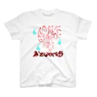 Ａ’ｚｗｏｒｋＳの九尾之狐(赤プリント) Regular Fit T-Shirt