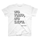 ＯＫダイレクト　powered by SUZURIのNO TNSP, NO LIFE.(黒） Regular Fit T-Shirt