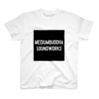 Mediumbuddha Sound WorksのMediumbuddha Sound Works Square Logo Regular Fit T-Shirt