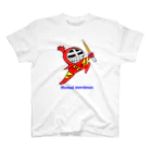 剣道グッズ　覆面剣士マスクドスウォーズマン　剣道Tシャツのマスクド・レッド スタンダードTシャツ