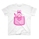 AURA_HYSTERICAのRabbit_in_the_Pocket スタンダードTシャツ