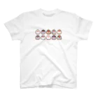 モエギのドット絵もち文鳥 スタンダードTシャツ