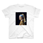 Art Baseのフェルメール / 真珠の耳飾りの少女(The Girl with a Pearl Earring 1665) Regular Fit T-Shirt