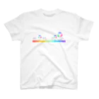 Ladybugcolorの混色フラワー（ライト） スタンダードTシャツ