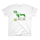 horigomeのCow MATCHA GREEN TEA スタンダードTシャツ