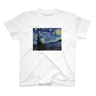 Art Baseの星月夜 / フィンセント・ファン・ゴッホ(The Starry Night 1889) Regular Fit T-Shirt