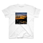 AlohaSolのWaikiki Sunset スタンダードTシャツ