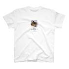 おひるねこのしわ猫音楽プレーヤーver.1 Regular Fit T-Shirt